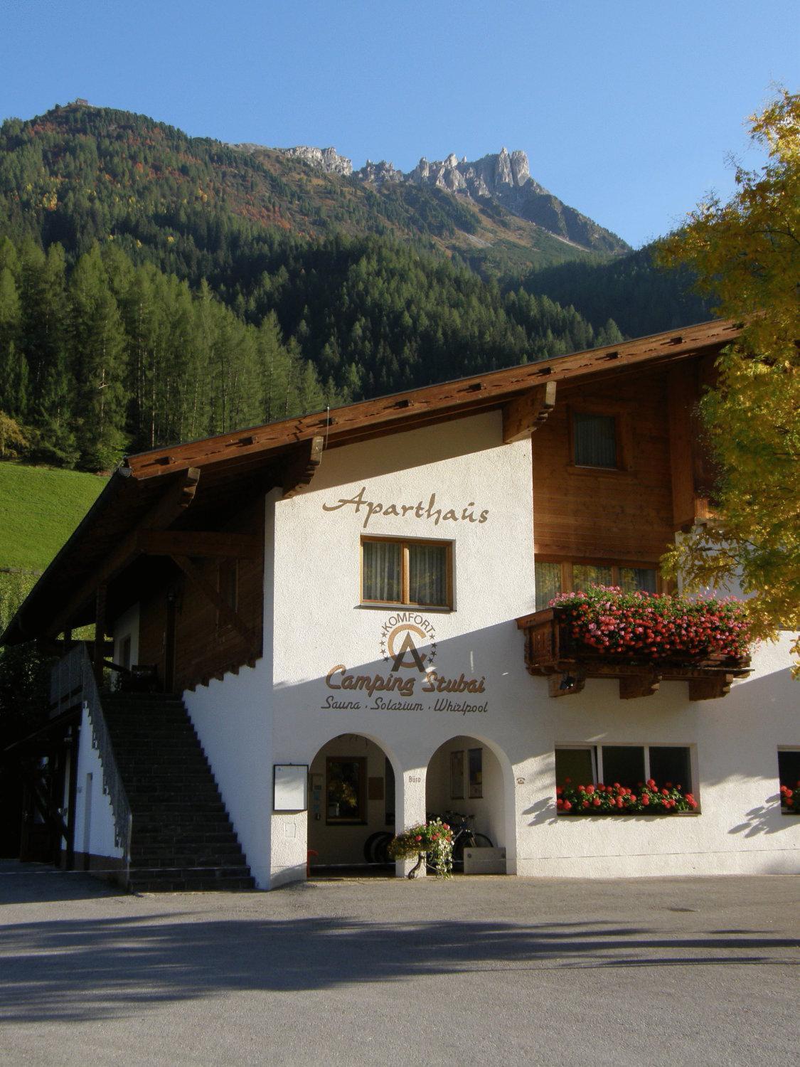 Appartement Aparthaus Camping Stubai à Neustift im Stubaital Extérieur photo